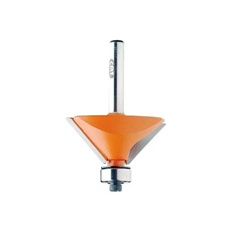 CMT Orange Tools 736.280.11 – Fresa per smussare 45°, 31,7 mm, gambo 6 mm
