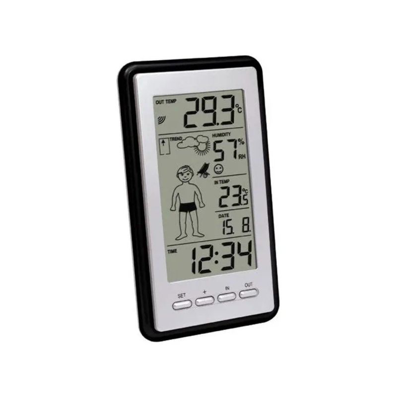 Technoline WS 9632 Stazione Meteo Radiocontrollata Nera Technoline WS 9632 Stazione Meteo Radiocontrollata Nera