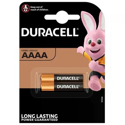 Duracell MX2500 AAAA Batterie Alcaline, Confezione da 2