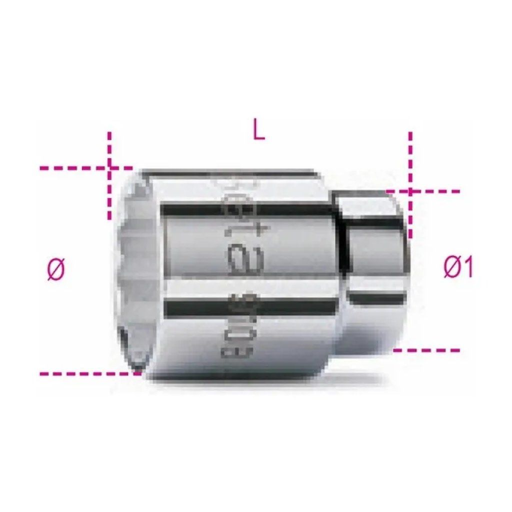 Beta 910B/10 – Bussola poligonale 3/8", 10 mm