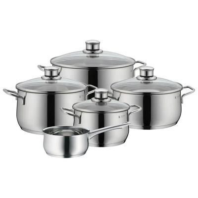 WMF Diadem Plus 0733556040 – Set di pentole 9 pezzi in acciaio inox