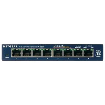 NETGEAR GS108GE ProSafe Switch Gigabit Ethernet a 8 porte