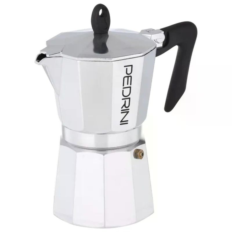 Pedrini Aroma Chic Caffettiera Moka in Alluminio, 6 Tazze