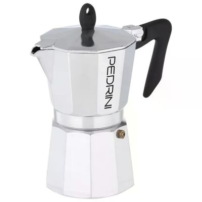 Pedrini Aroma Chic Caffettiera Moka in Alluminio, 6 Tazze