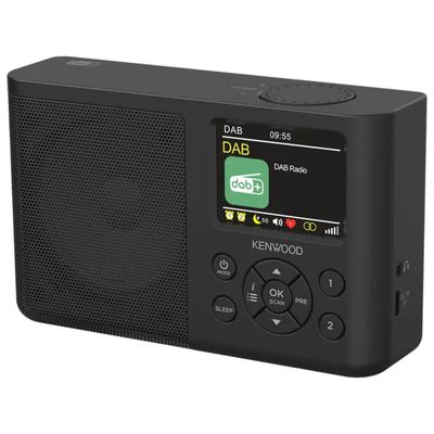 Kenwood CR-M33DABBK Radio Portatile DAB+ e Bluetooth Nera Kenwood CR-M33DABBK Radio Portatile DAB+ e Bluetooth Nera
