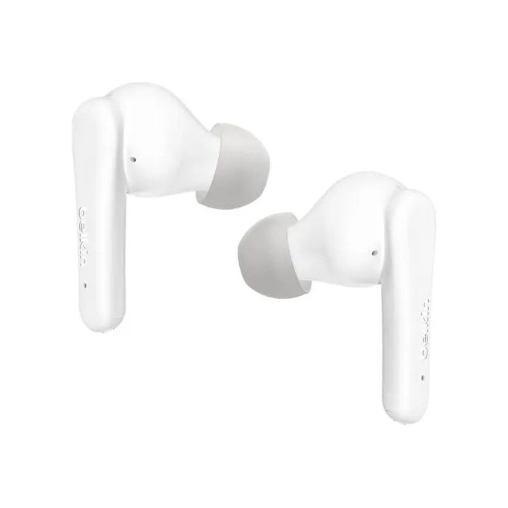 Belkin SoundForm Rhythm AUC015HQWH – Auricolari True Wireless ANC, Bluetooth 5.4, bianchi
