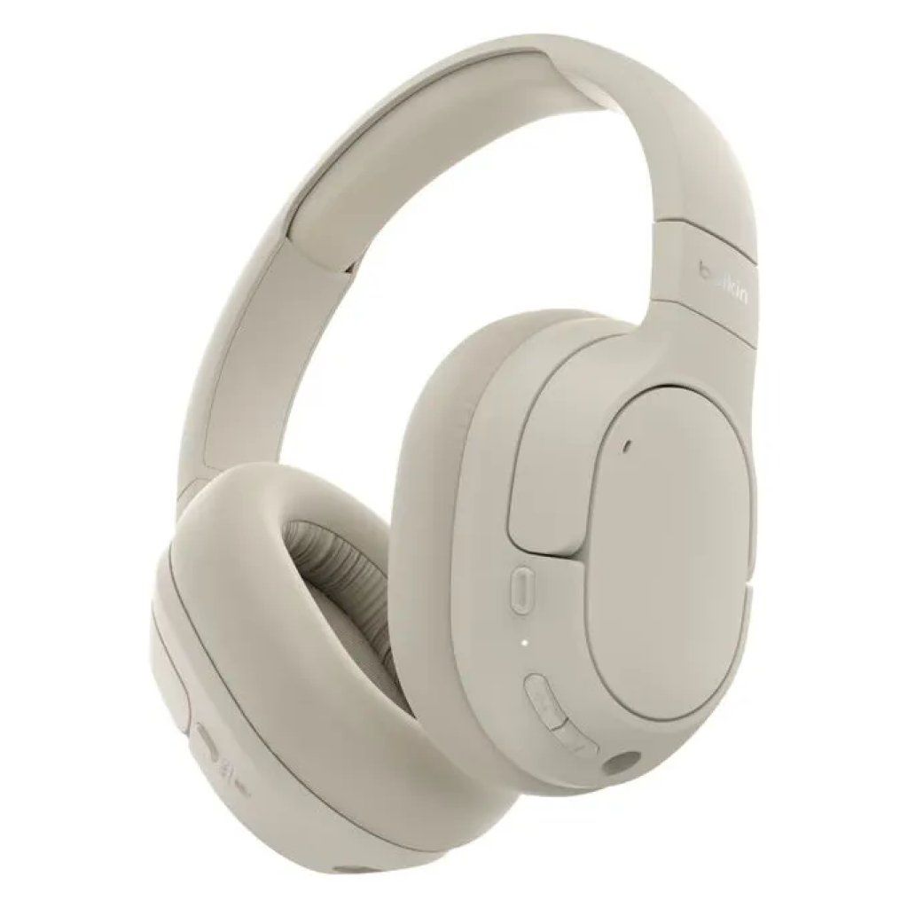 Belkin SoundForm Isolate – Cuffie Wireless ANC Bluetooth 5.4 Sabbia Belkin SoundForm Isolate – Cuffie Wireless ANC Bluetooth 5.4 Sabbia