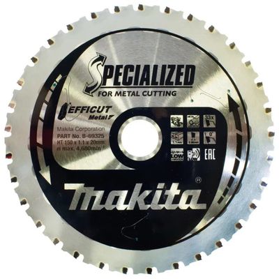 Makita B-69325 Lama Circolare per Metallo 150 mm