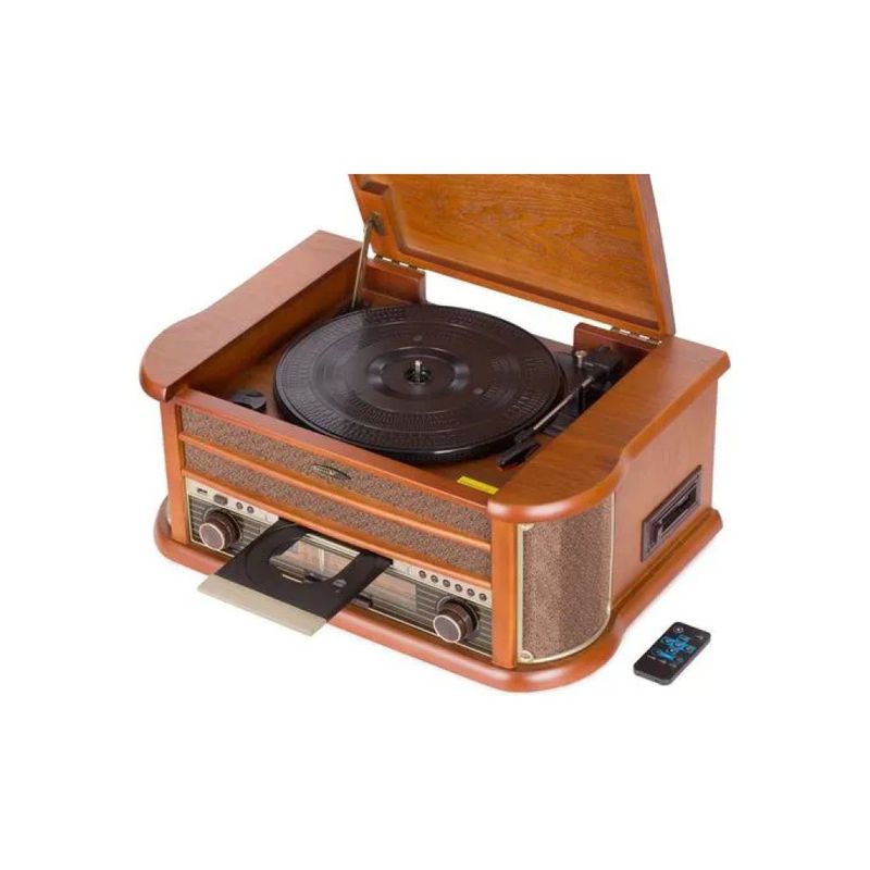 Reflexion HIF2002 Stereo Retro con Giradischi, CD, Cassette e USB