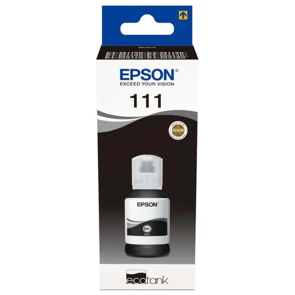 Epson EcoTank 111 C13T03M140 Inchiostro Nero Pigmentato, 120 ml Epson EcoTank 111 C13T03M140 Inchiostro Nero Pigmentato, 120 ml