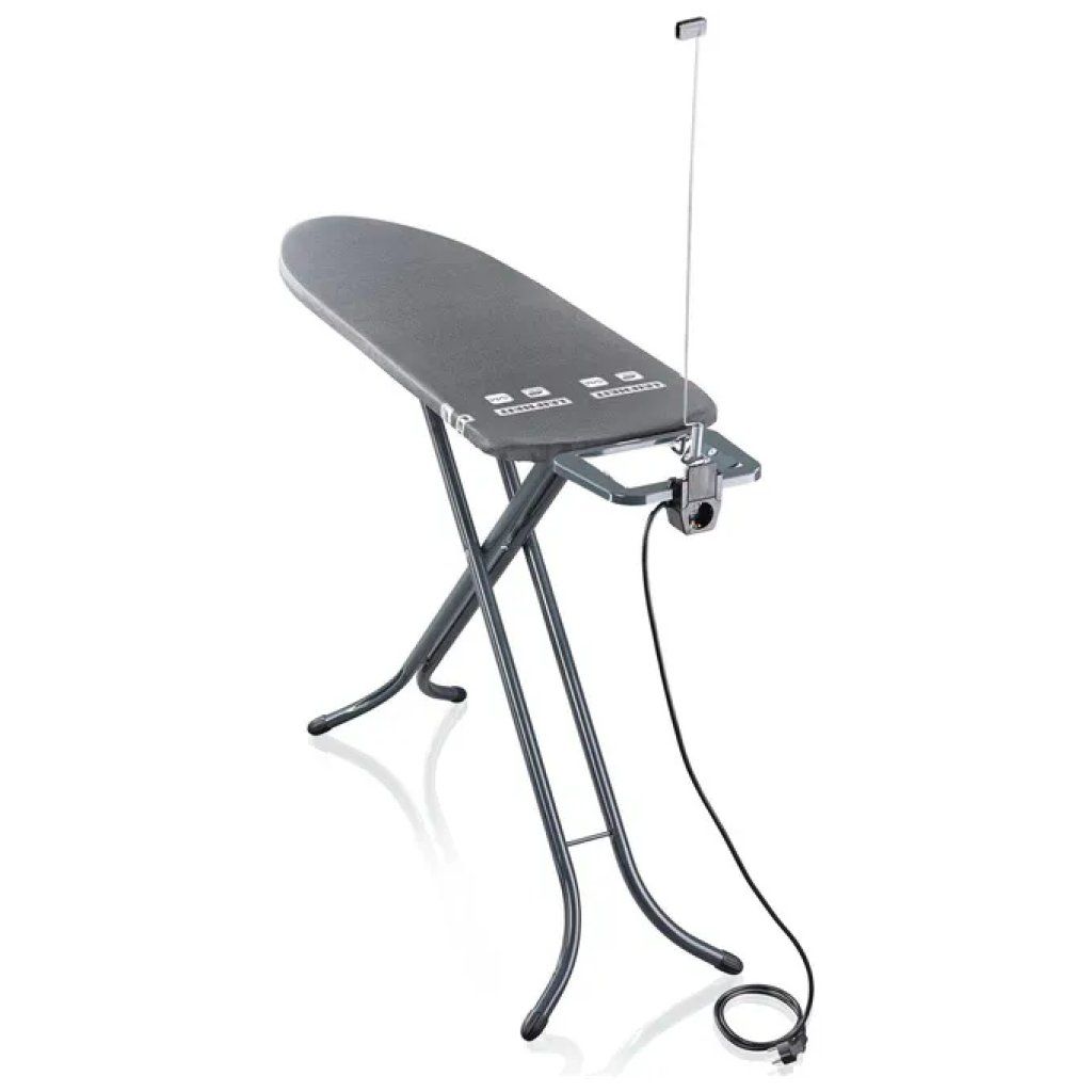 Leifheit Air Board M asse da stiro con rivestimento Thermo-Reflect, 120 × 38 cm, grigio