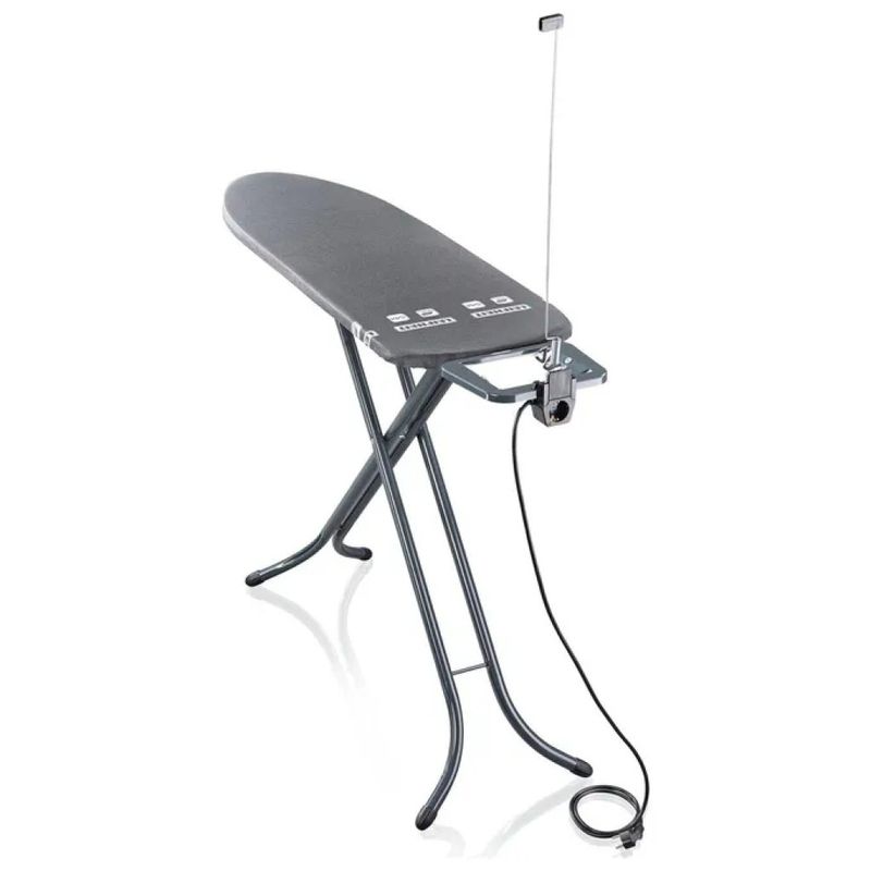 Leifheit Air Board M asse da stiro con rivestimento Thermo-Reflect, 120 × 38 cm, grigio
