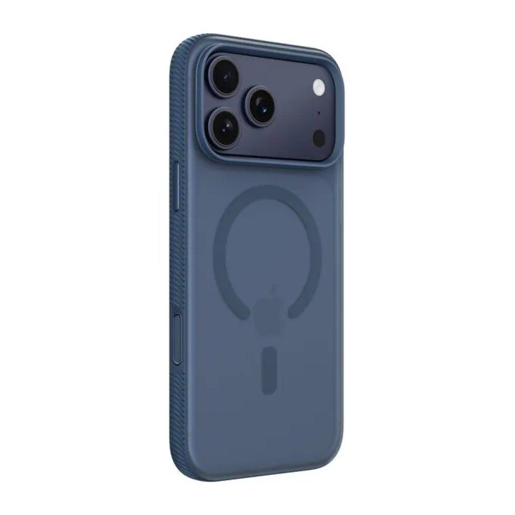 Belkin SheerForce – Custodia MagSafe per iPhone 17 Pro Max, Blu Marino