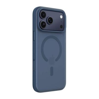 Belkin SheerForce – Custodia MagSafe per iPhone 17 Pro Max, Blu Marino Belkin SheerForce – Custodia MagSafe per iPhone 17 Pro Max, Blu Marino
