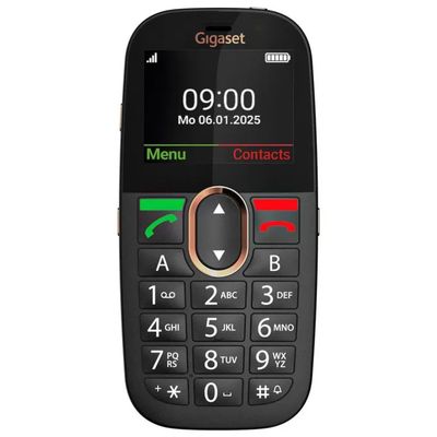Gigaset GL695 Telefono 4G per Anziani, Nero Gigaset GL695 Telefono 4G per Anziani, Nero