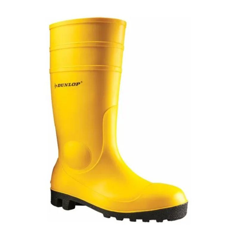 Dunlop Protomastor 142YP – Stivali di sicurezza S5 SRA, PVC, taglia 42, gialli