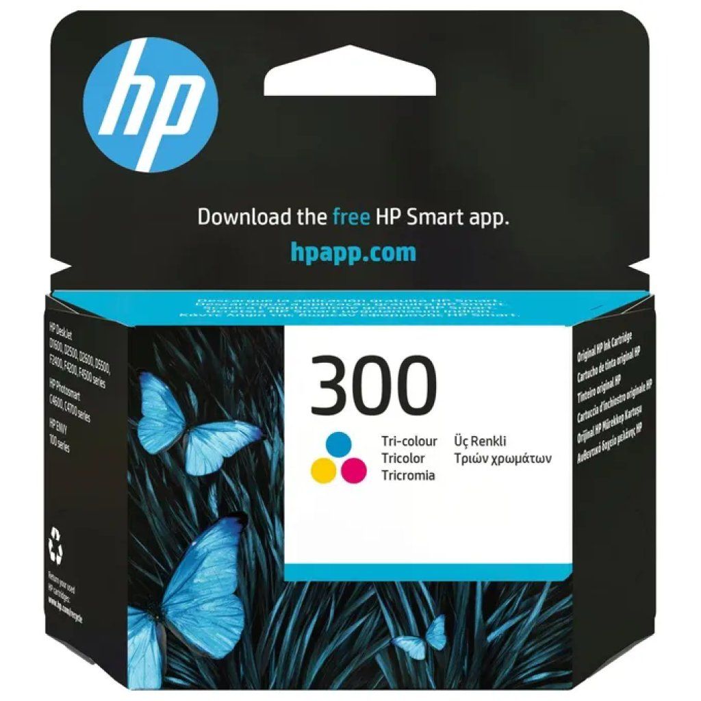 HP Cartuccia HP 300 tricromia originale CC643EE