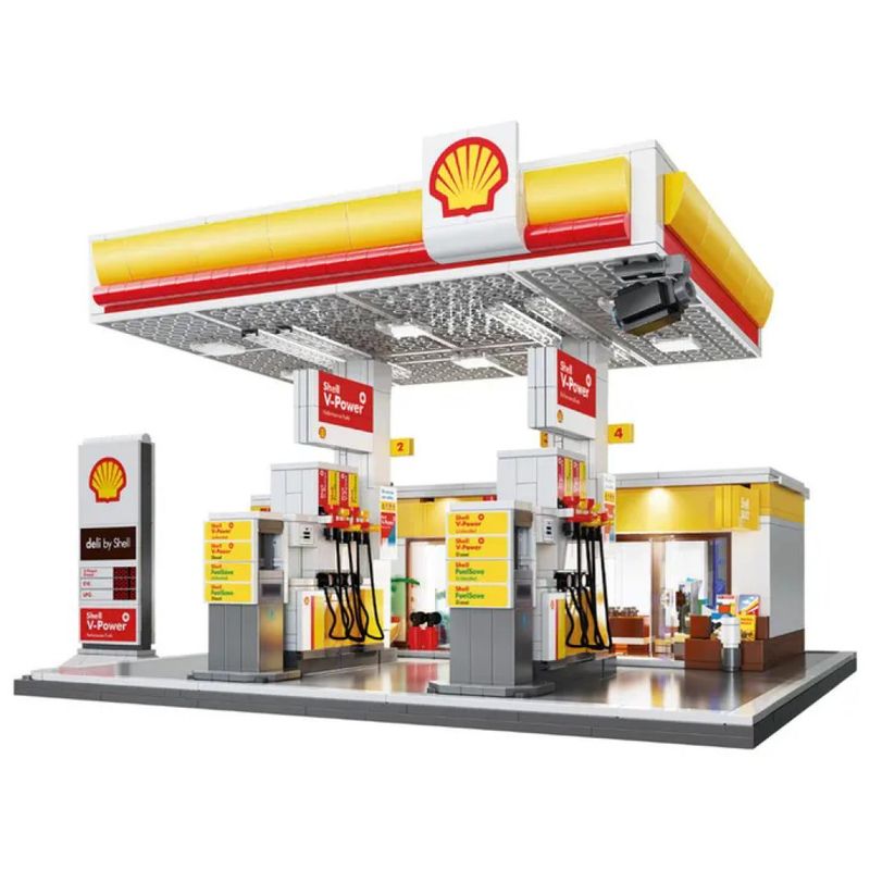 CADA Stazione di Servizio Shell – Set da 1309 Pezzi