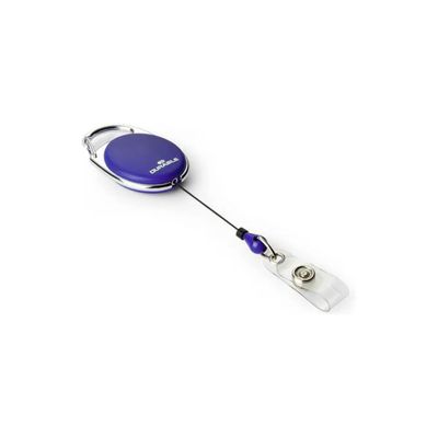 DURABLE 8324-07 Bobine retrattili per badge blu, confezione da 10 DURABLE 8324-07 Bobine retrattili per badge blu, confezione da 10