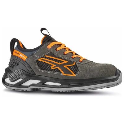 U-Power Ryder Scarpe Antinfortunistiche S1P CI SRC ESD, Grigio Arancio, Taglia 44 U-Power Ryder Scarpe Antinfortunistiche S1P CI SRC ESD, Grigio Arancio, Taglia 44
