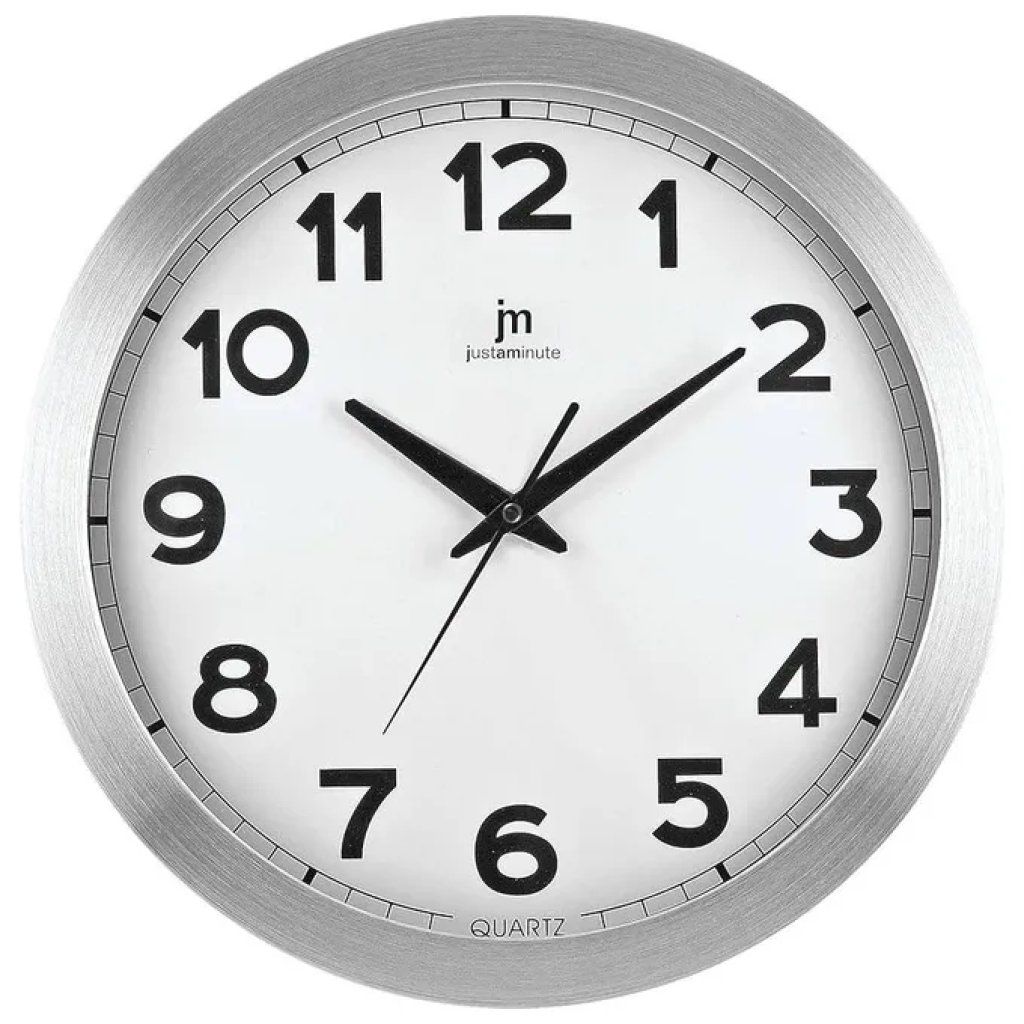 Lowell L00893B Orologio da Parete in Vetro, 30 cm