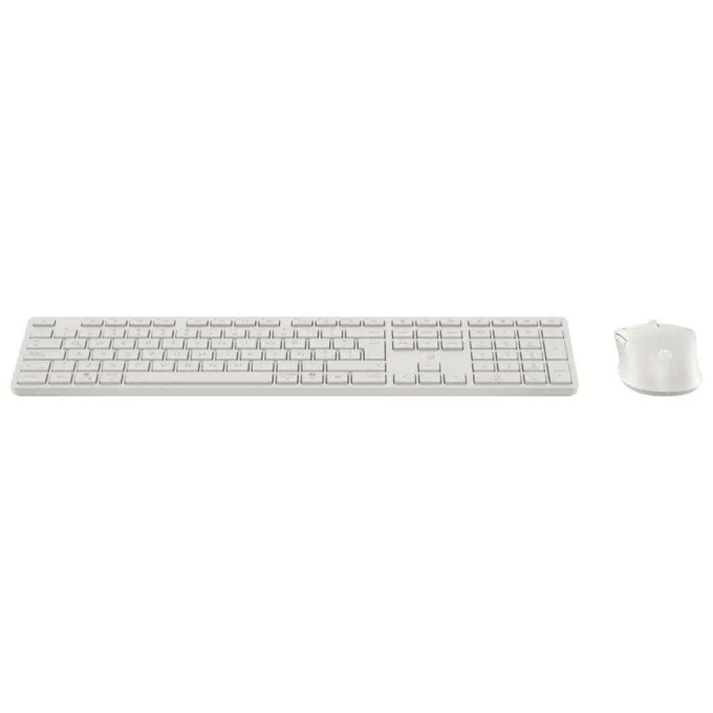 HP 490C Kit Tastiera e Mouse Wireless Bluetooth Bianco