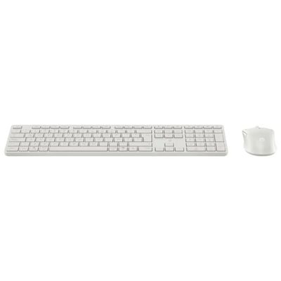 HP 490C Kit Tastiera e Mouse Wireless Bluetooth Bianco