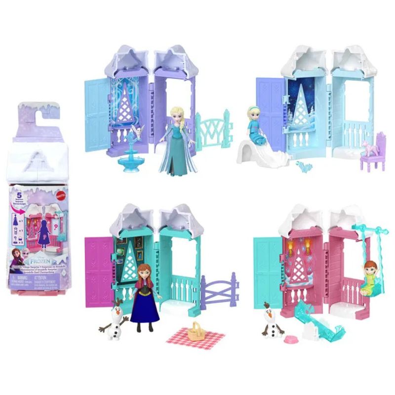 Mattel Disney Frozen Arendelle Village Surprise – Mini bambola con 5 sorprese