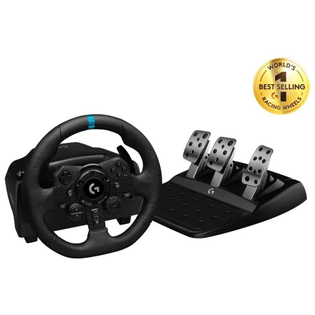 Logitech G923 TRUEFORCE: volante da corsa con pedali per PS5, PS4 e PC Logitech G923 TRUEFORCE: volante da corsa con pedali per PS5, PS4 e PC