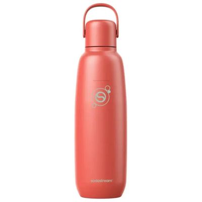 SodaStream Fizz&Go Borraccia Termica 0,9 L in Acciaio Inox Papaya