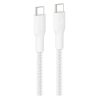 Belkin BoostCharge Pro – Cavo USB-C 240 W, 3 m, bianco