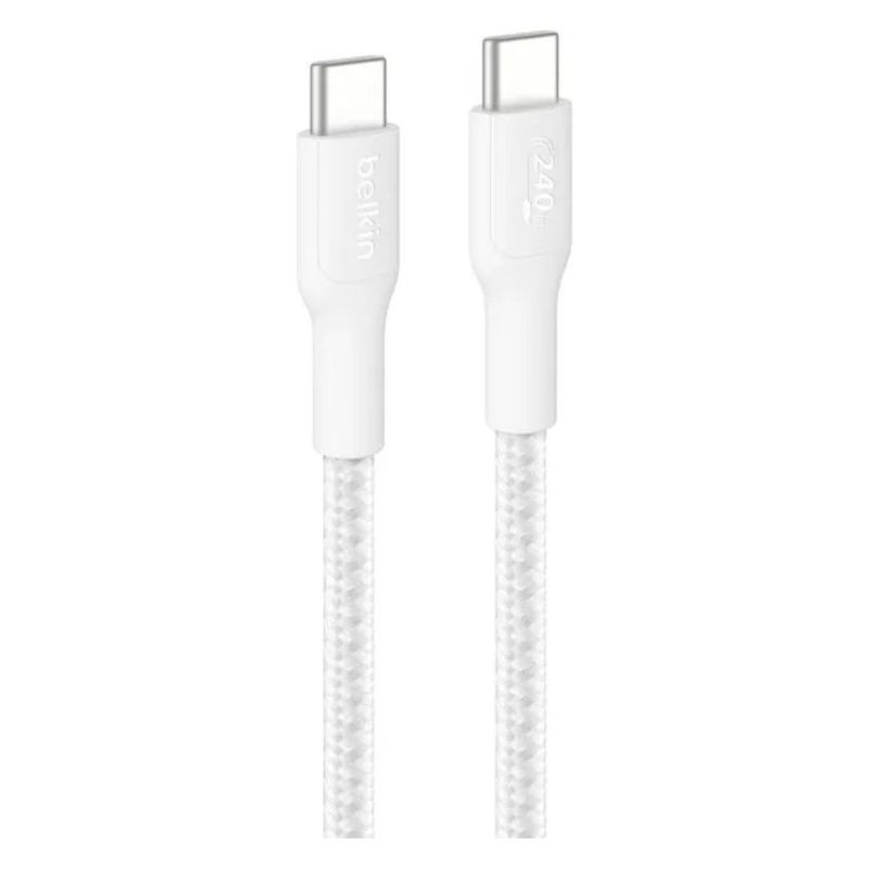 Belkin BoostCharge Pro – Cavo USB-C 240 W, 3 m, bianco