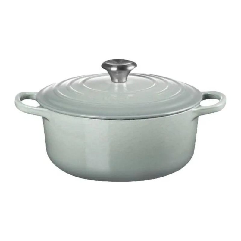 Le Creuset Cocotte Rotonda Evolution 2,4 L in Ghisa Vetrificata – Sea Salt