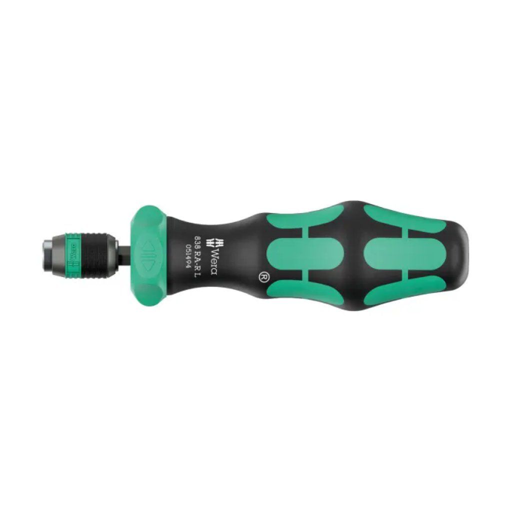 Wera 838 RA-R L – Cacciavite a cricchetto per bit da 1/4″