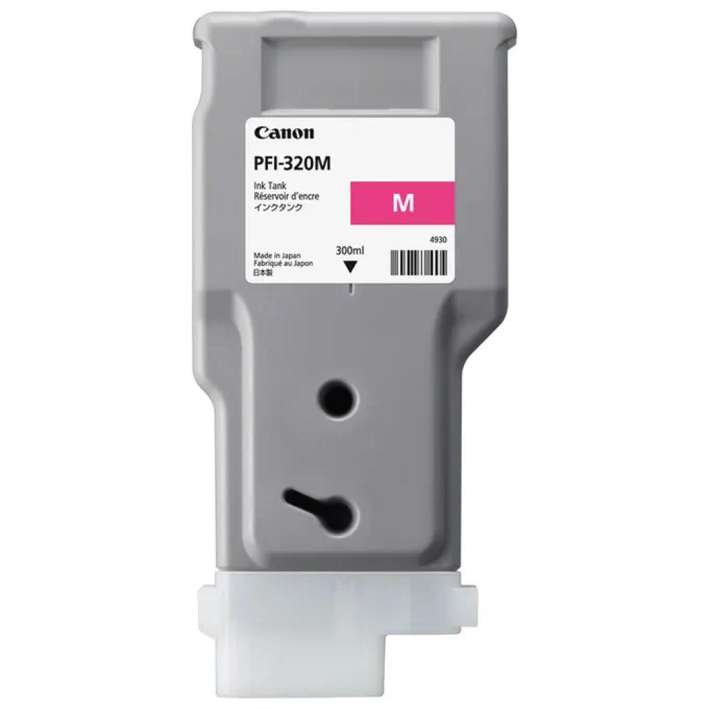 Canon PFI-320M Cartuccia Originale Magenta da 300 ml Canon PFI-320M Cartuccia Originale Magenta da 300 ml