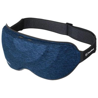 Therabody SleepMask WTH85208II – Maschera per il sonno con massaggio oculare, 3 modalità, USB-C, nera