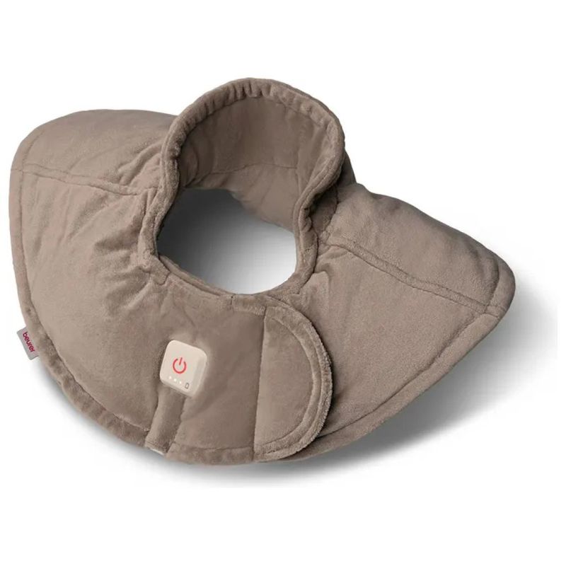 Beurer HK 165 Huggy Termoforo Ponderato per Spalle e Cervicale, Senza Fili, Smoky Taupe Beurer HK 165 Huggy Termoforo Ponderato per Spalle e Cervicale, Senza Fili, Smoky Taupe