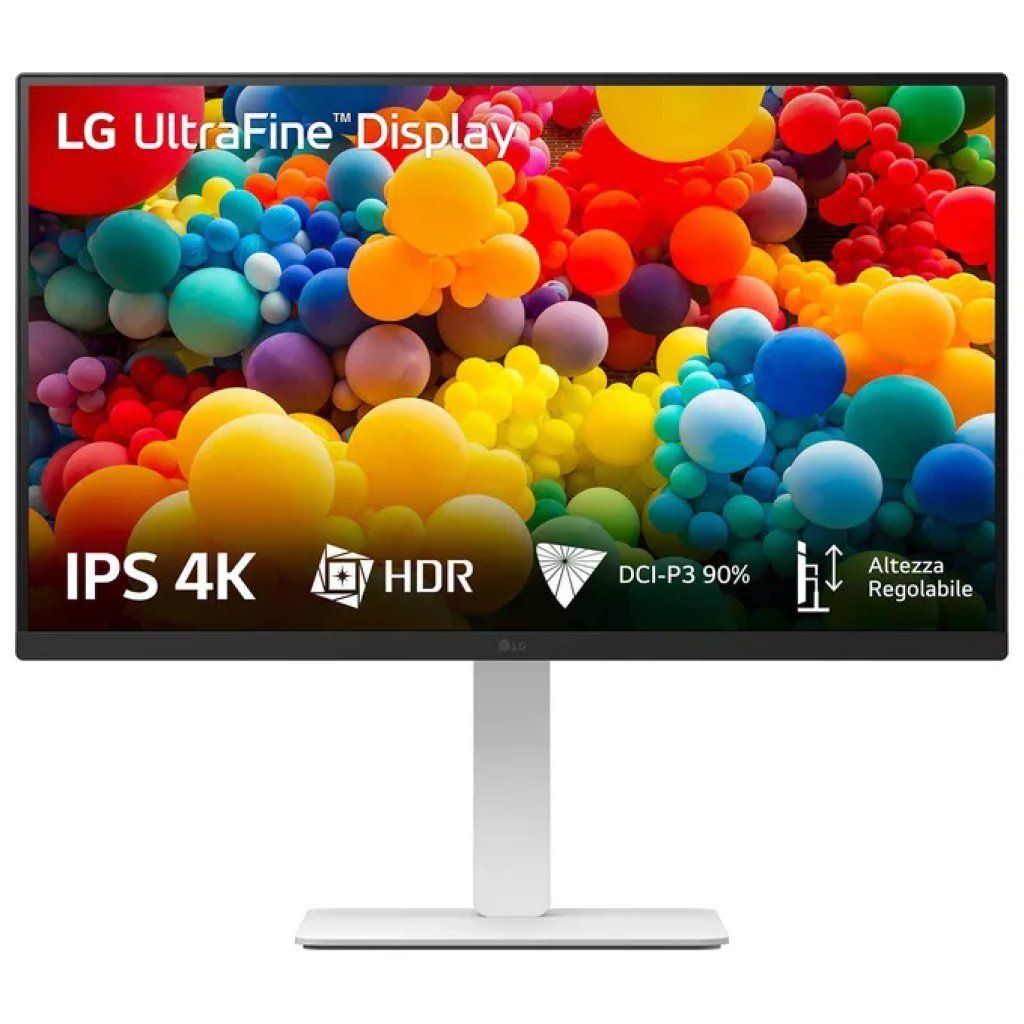 LG Monitor LG 27US550-W 27” 4K UHD IPS HDR10 Bianco LG Monitor LG 27US550-W 27” 4K UHD IPS HDR10 Bianco