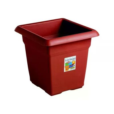 Stefanplast Mediterraneo Fioriera Quadrata Terracotta 45 x 45 x 40 cm