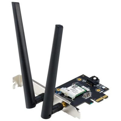 ASUS PCE-BE6500 Scheda di Rete PCIe Wi-Fi 7 Tri-Band con Bluetooth 5.4