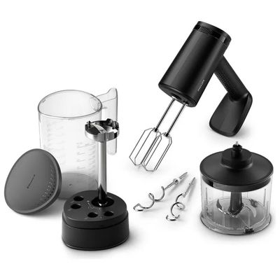 Philips Serie 5000 HR3781/20 Sbattitore Elettrico 3 in 1, 500 W, 5 Velocità e Turbo, Nero