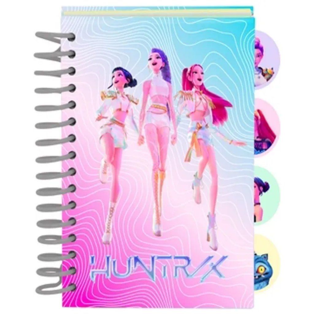Safta Blocco note Kpop Demon Hunters, 21 × 14,8 cm