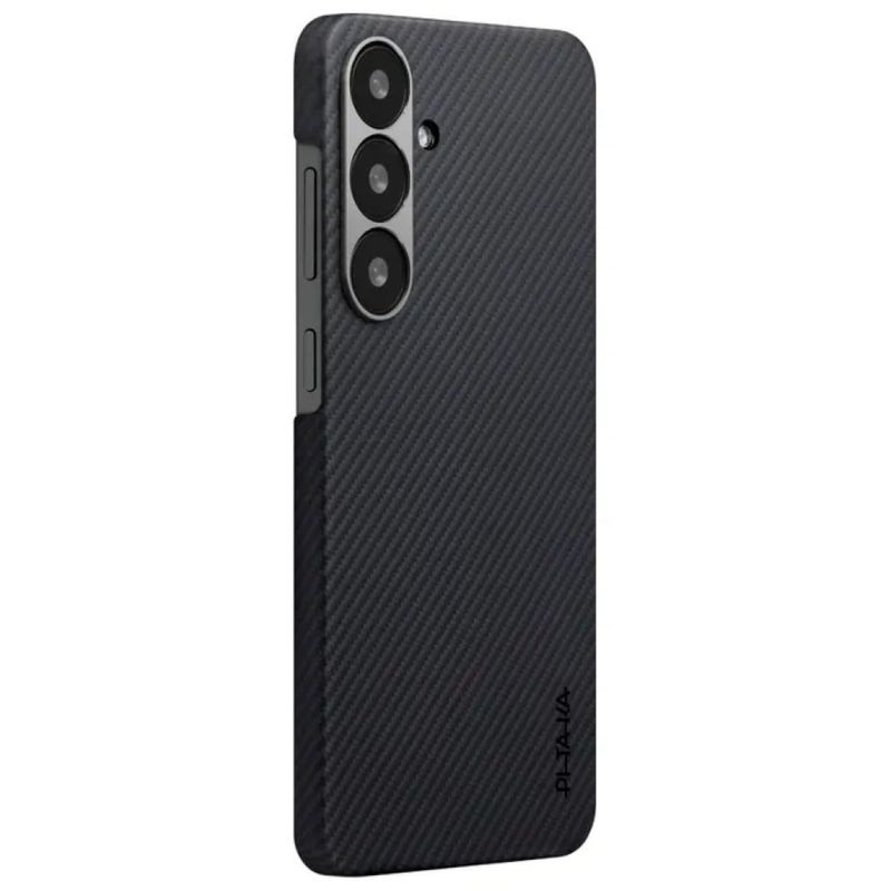 PITAKA KS2501S Cover in Fibra Aramidica per Samsung Galaxy S25 Plus – Nero