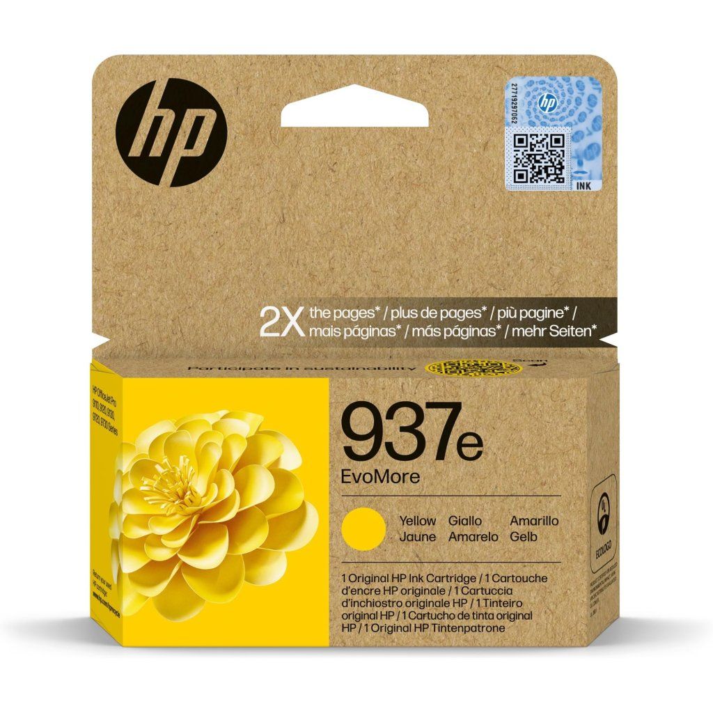 HP 937e EvoMore Cartuccia Originale Giallo HP 937e EvoMore Cartuccia Originale Giallo