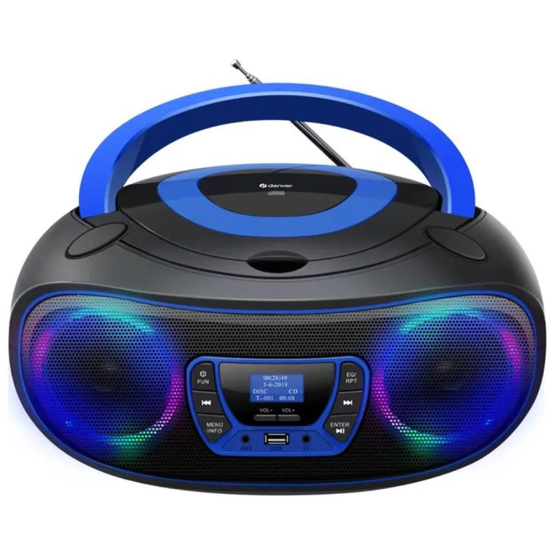 Denver TDB-212BU Boombox CD Bluetooth DAB+/FM Blu
