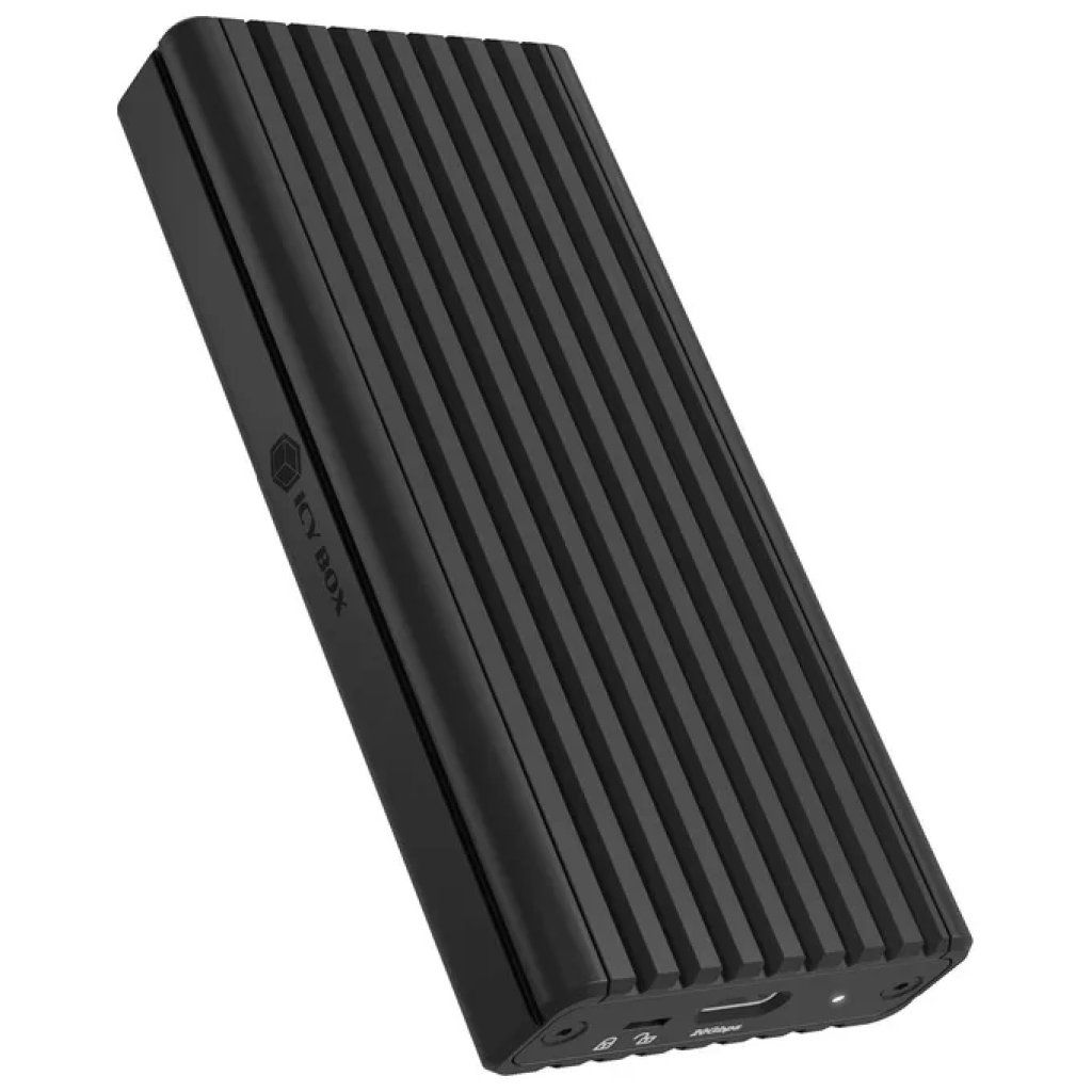 ICY BOX IB-1917M-C32A Box esterno USB-C per SSD M.2 NVMe, 20 Gbps