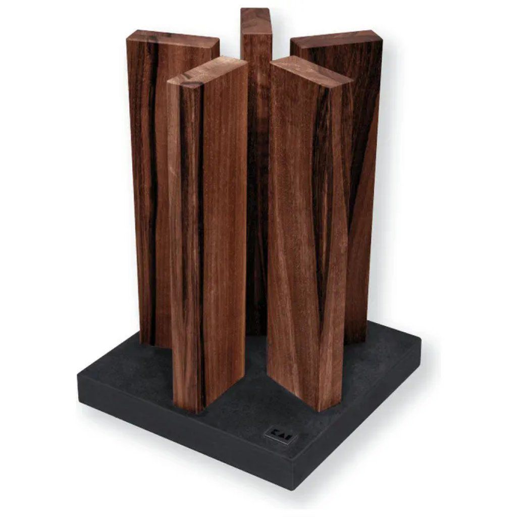 KAI Stonehenge STH-4 Ceppo Coltelli Magnetico in Noce