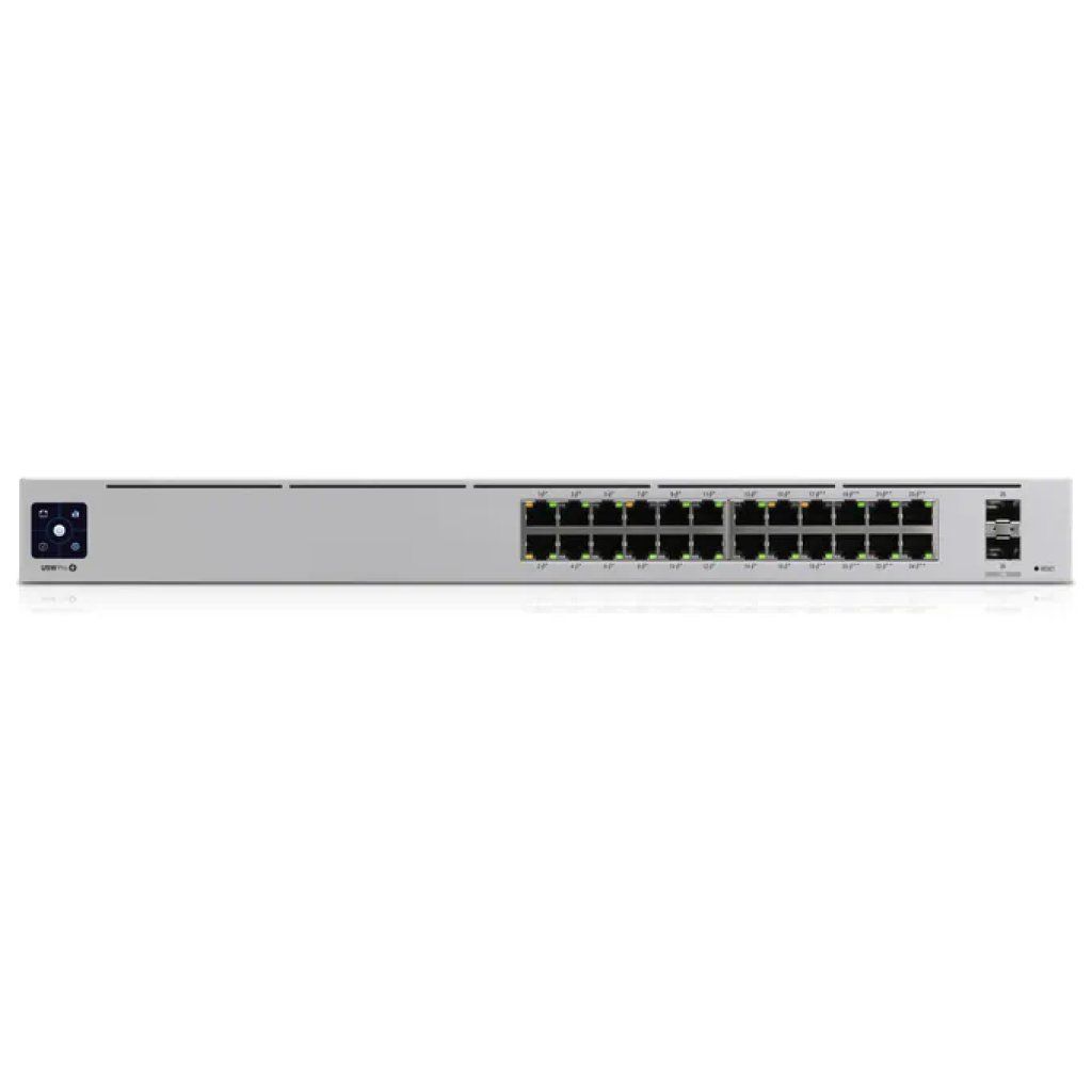 Ubiquiti UniFi Switch Pro 24 PoE, switch gestito L2/L3 24 porte, PoE+ e PoE++, 2 SFP+ 10G, 400 W Ubiquiti UniFi Switch Pro 24 PoE, switch gestito L2/L3 24 porte, PoE+ e PoE++, 2 SFP+ 10G, 400 W