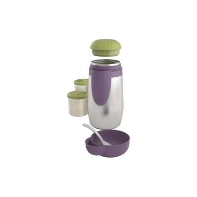 Chicco Step Up Family Portapappa Termico Verde, 2 Contenitori da 250 ml