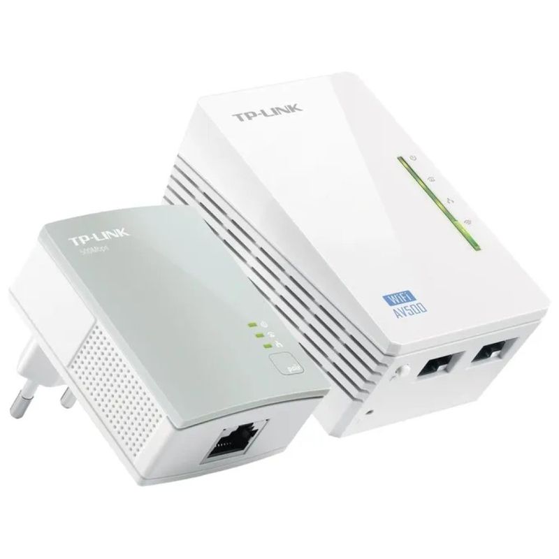 TP-Link TL-WPA4220KIT Kit Powerline Wi-Fi AV500, 300 Mbps, 2 porte Ethernet